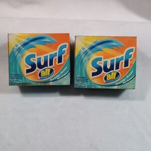 Lot 2 Surf ALL Stain Lifters Sparkling Ocean Laundry Detergent/10 Loads/1lb 3 oz